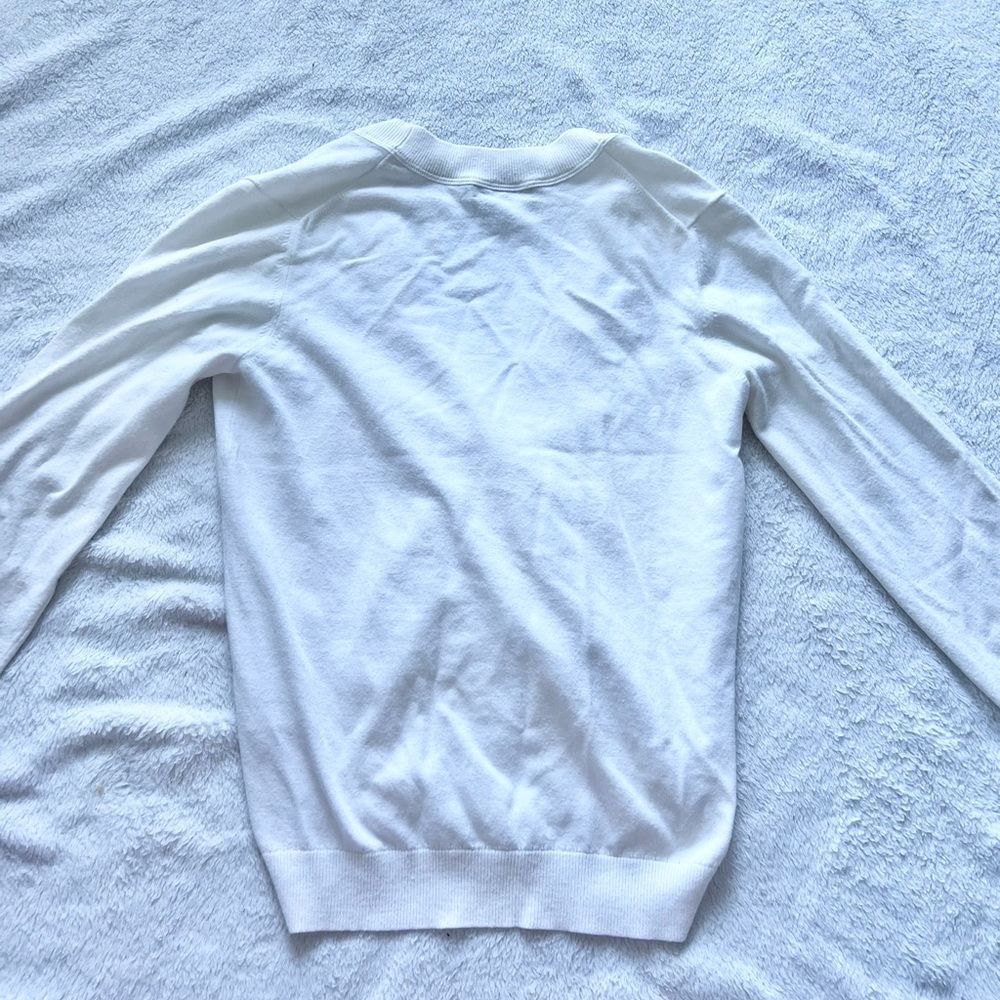 CLUB MONACO Ruched Button Up Sweater - Picture 4 of 6